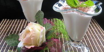 имбирно-мятный коктейль с мороженым