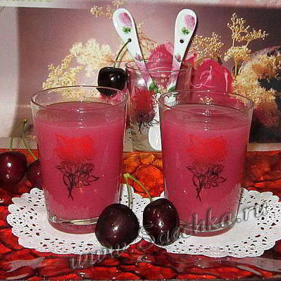 Брусничный кисель