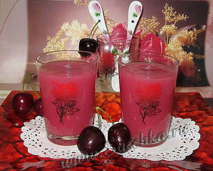 Брусничный кисель