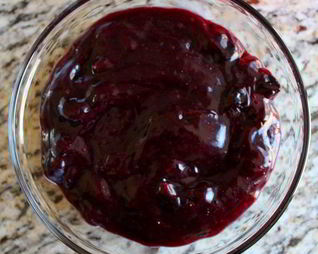 Черничный кисель