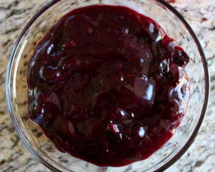 Черничный кисель