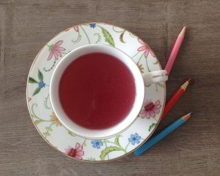 Кисель Чабрец, ревень и малина