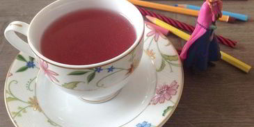 кисель чабрец, ревень и малина