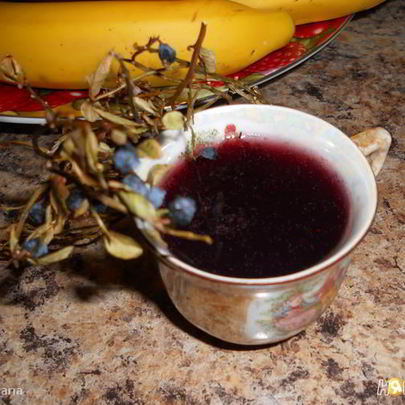 Кисель черничный