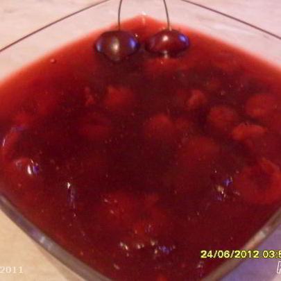 Кисель из черешни