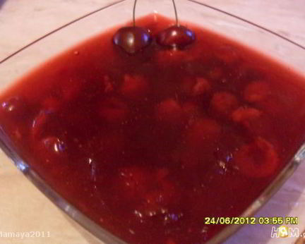 Кисель из черешни