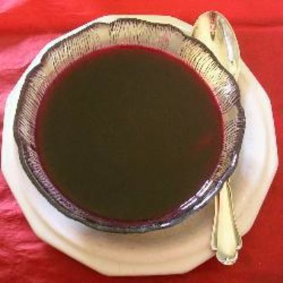 Кисель из черной бузины по-немецки