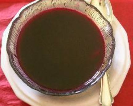 Кисель из черной бузины по-немецки