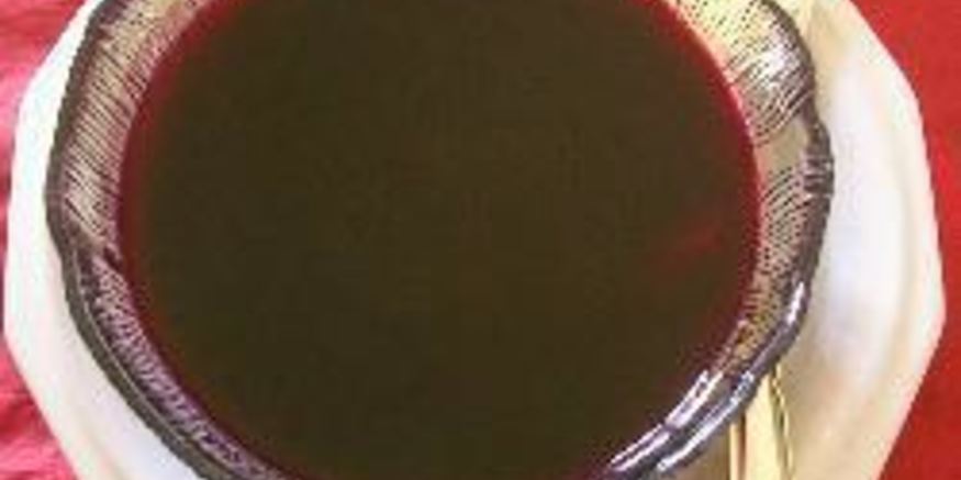 Рецепт киселя из черной бузины по-немецки