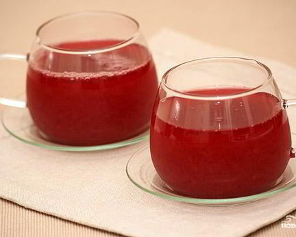 Кисель из клюквы