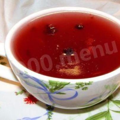 Кисель из крахмала и варенья