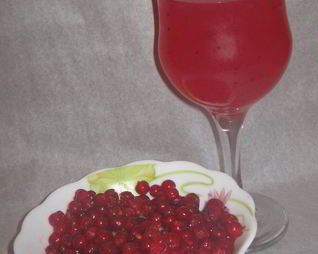 Кисель из красной смородины