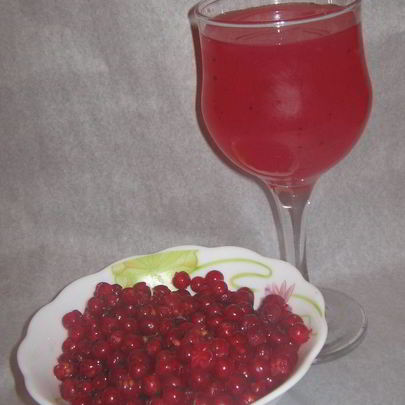 Кисель из красной смородины
