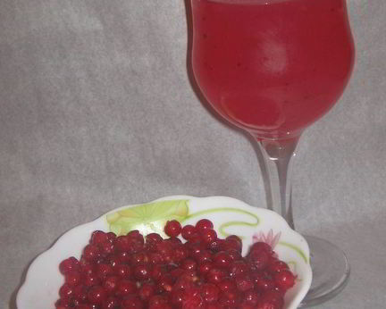 Кисель из красной смородины