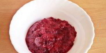 кисель из замороженной клюквы