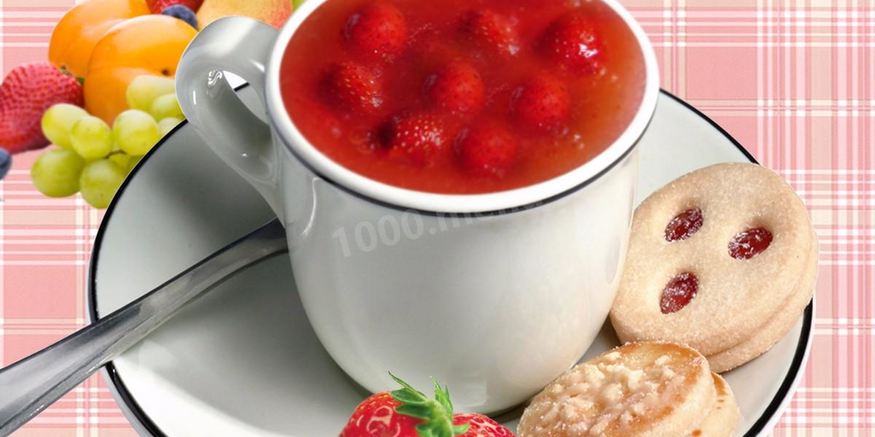 Рецепт киселя из замороженных ягод клубники