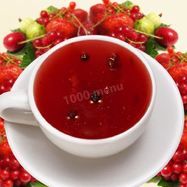 Рецепт Киселя из замороженных ягод клюквы и черной смородины