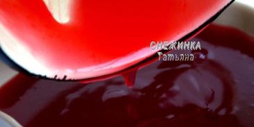 кисель клюквенный