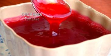 кисель клюквенный