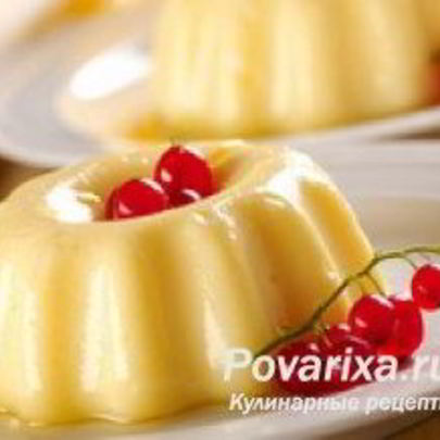 Кисель молочный со сливками