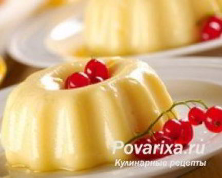 Кисель молочный со сливками