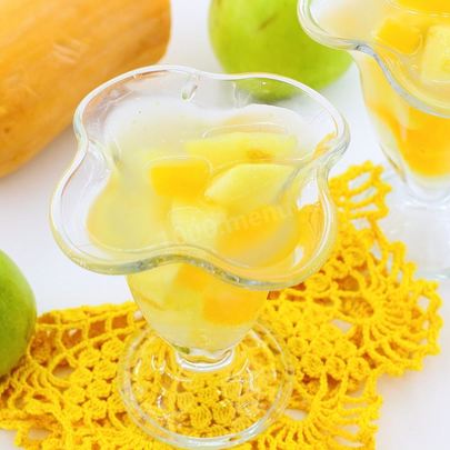 Кисель с яблоками и тыквой