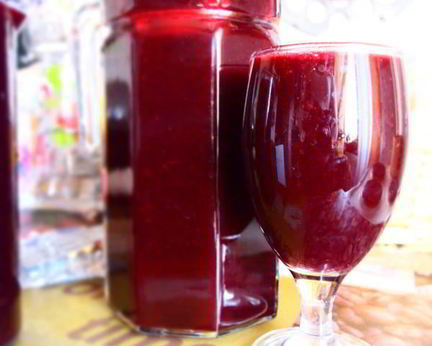 Кисель ягодный из черной смородины