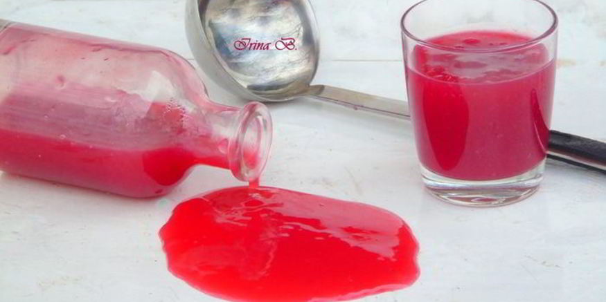 Рецепт малинового киселя