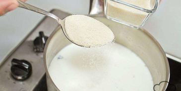 молочный кисель с ванилью