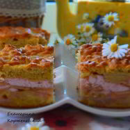 Рецепт Пляцка Яблоки под кисельным небом