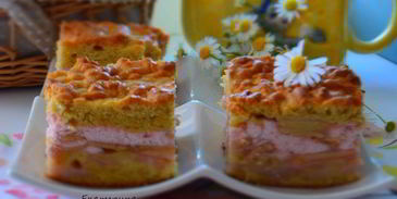 пляцок яблоки под кисельным небом