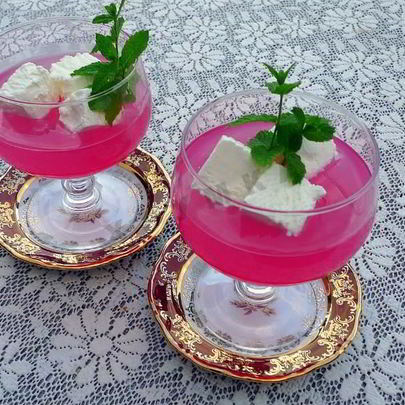 Санде Маркиз — кисель с мороженым