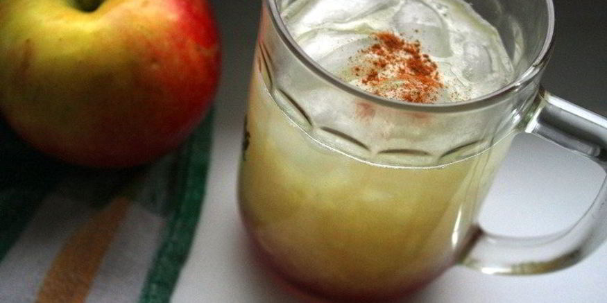 Рецепт яблочного киселя с лимоном
