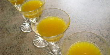 апельсиновый капучино