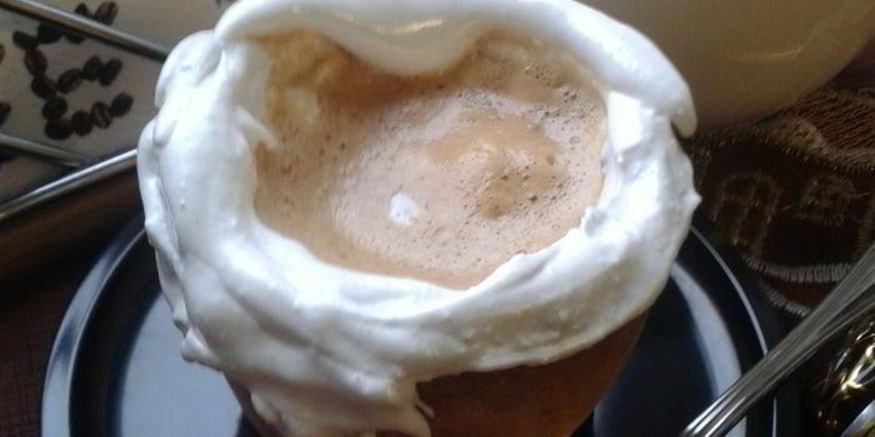 Рецепт имбирного кофе в съедобной кружке