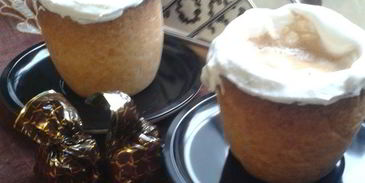 имбирный кофе в съедобной кружке