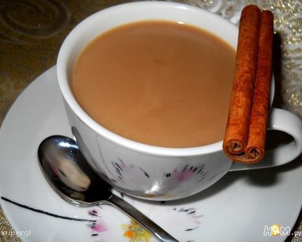 Кофе с пряностями и молоком