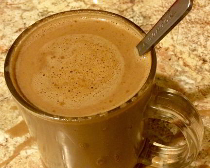 Кофе с шоколадом и сгущеным молоком