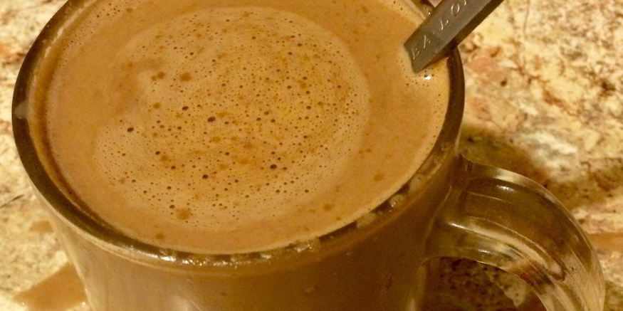 Рецепт кофе с шоколадом и сгущеным молоком