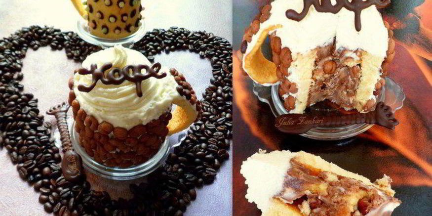 Рецепт мини-торт чашка кофе