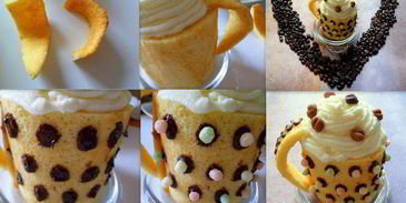 мини-торты чашка кофе