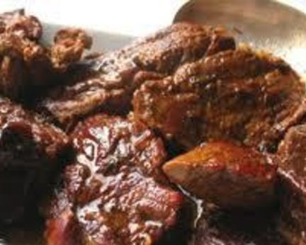 Мясо в кофейной гуще