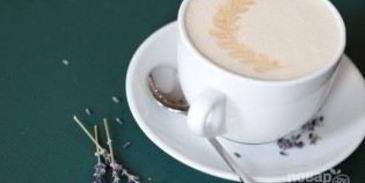 раф-кофе с лавандой