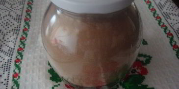 смесь порошка капучино