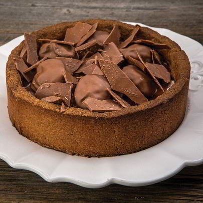 Тарт с кофейным ганашем и черносливом