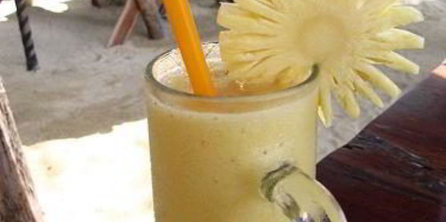 Рецепт коктейля ананасового шейк