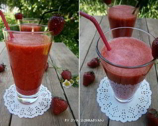 Коктейль Имбирная клубничка