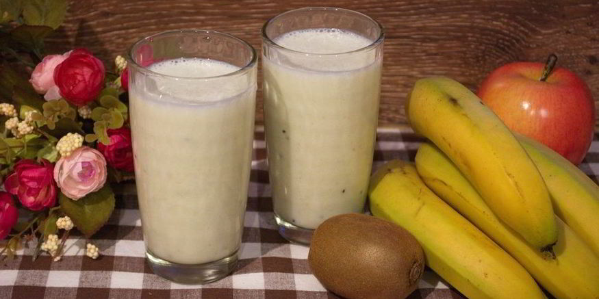 Рецепт коктейля из киви и банана