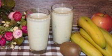 коктейль из киви и банана