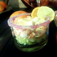 Рецепт Коктейля из морепродуктов с розовым соусом